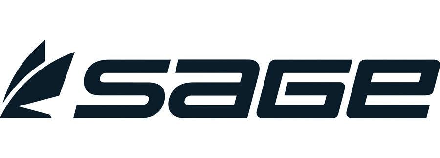 The Sage logo reads "Sage" with a stylized feather to its left.