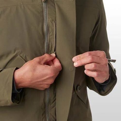 Norrona Men S Oslo Gore Tex Insulated Parka Large Olive Night Jacket Curated Com