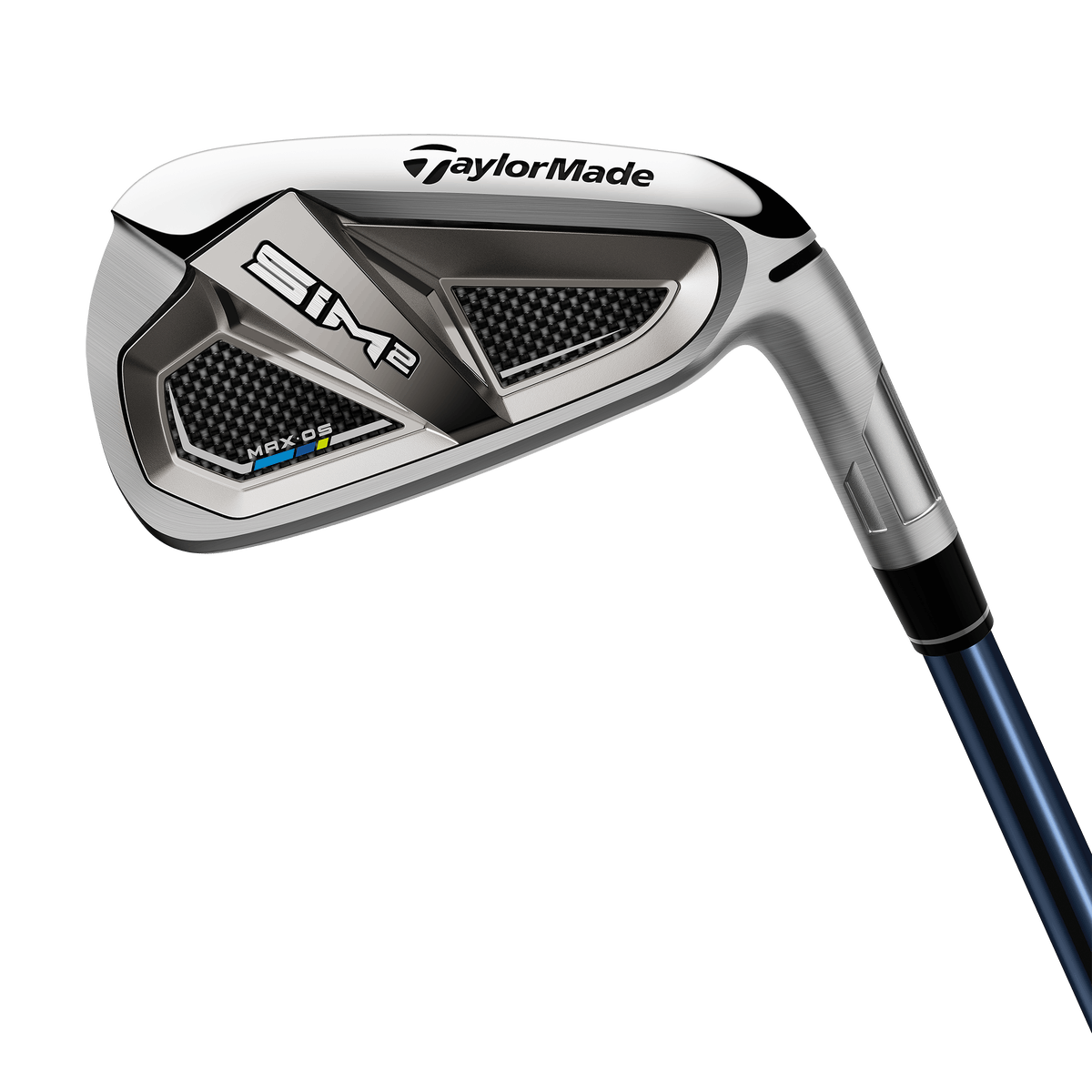 TaylorMade SIM2 Max OS Irons · Left handed · Steel · Regular · 5-PW, AW