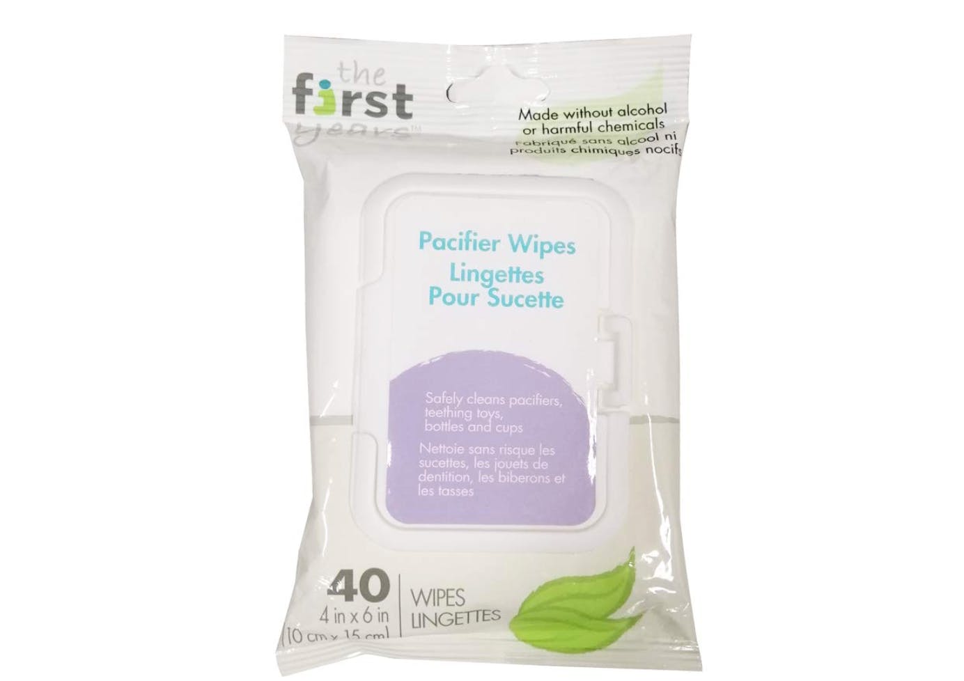 The First Years GumDrop Pacifier Wipes.