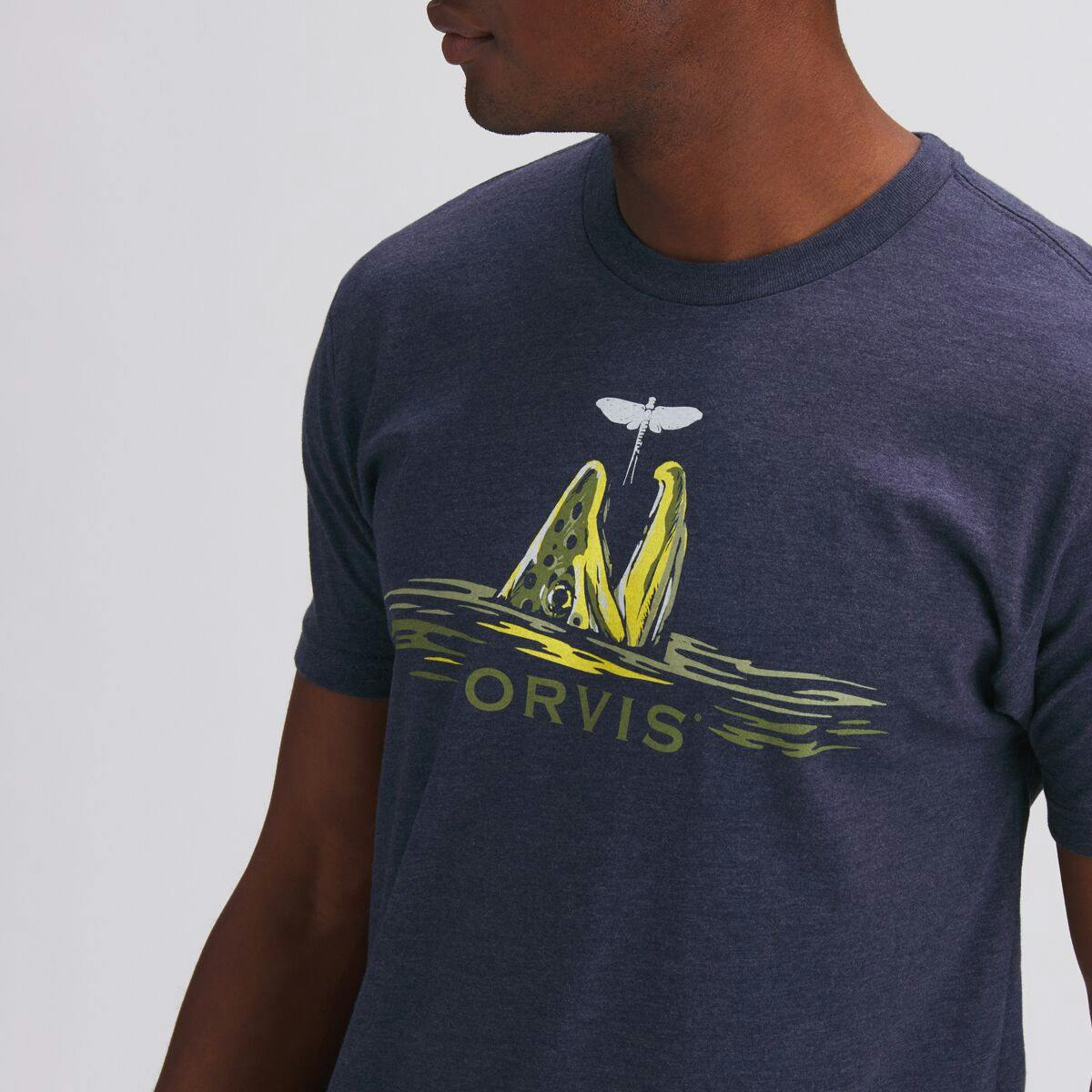 Orvis Men's Brown Trout Rise Tee