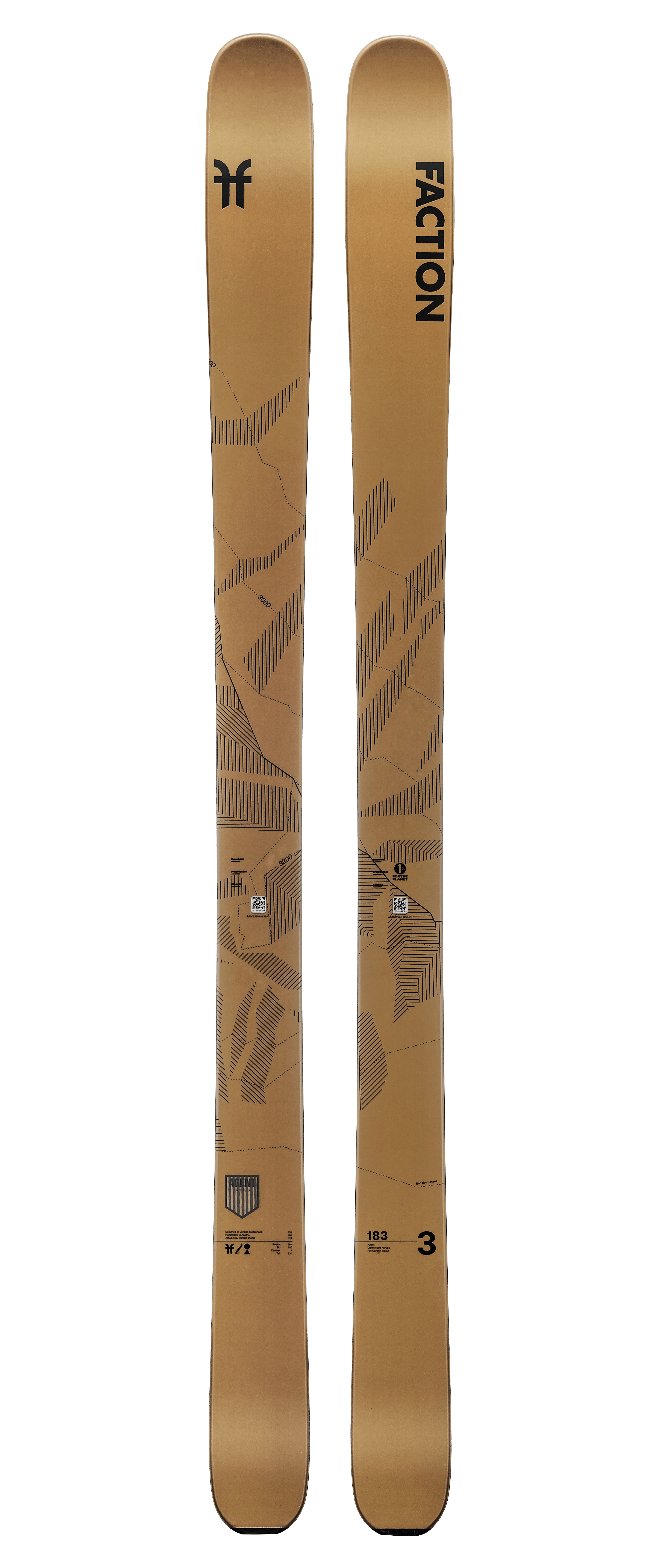 Faction Agent 3 Skis · 2023 · 172 cm