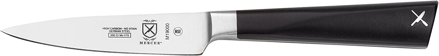 Mercer Culinary M19000 Zum Forged Paring Knife, 3, Black, High Carbon Steel