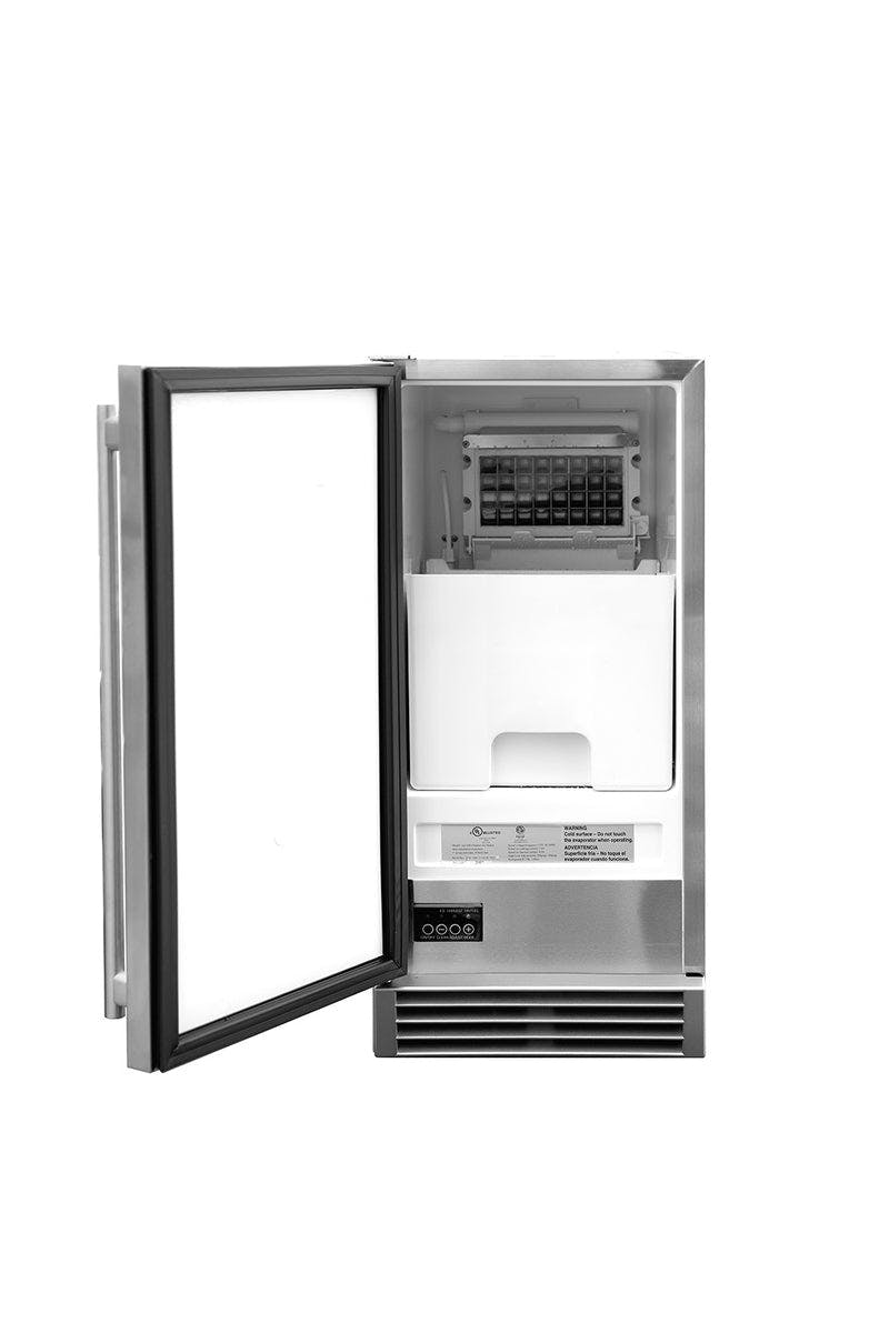 Summerset UL Outdoor Rated Ice Maker 50 lb. Capacity with Stainless Door