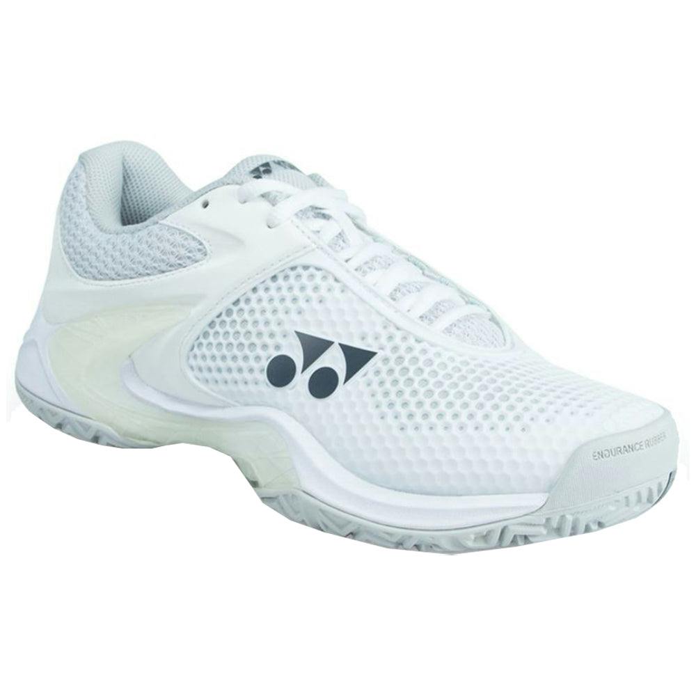 Yonex Eclipsion 2 Womens Tennis Shoes - 6.0 / White/Silver / B Medium