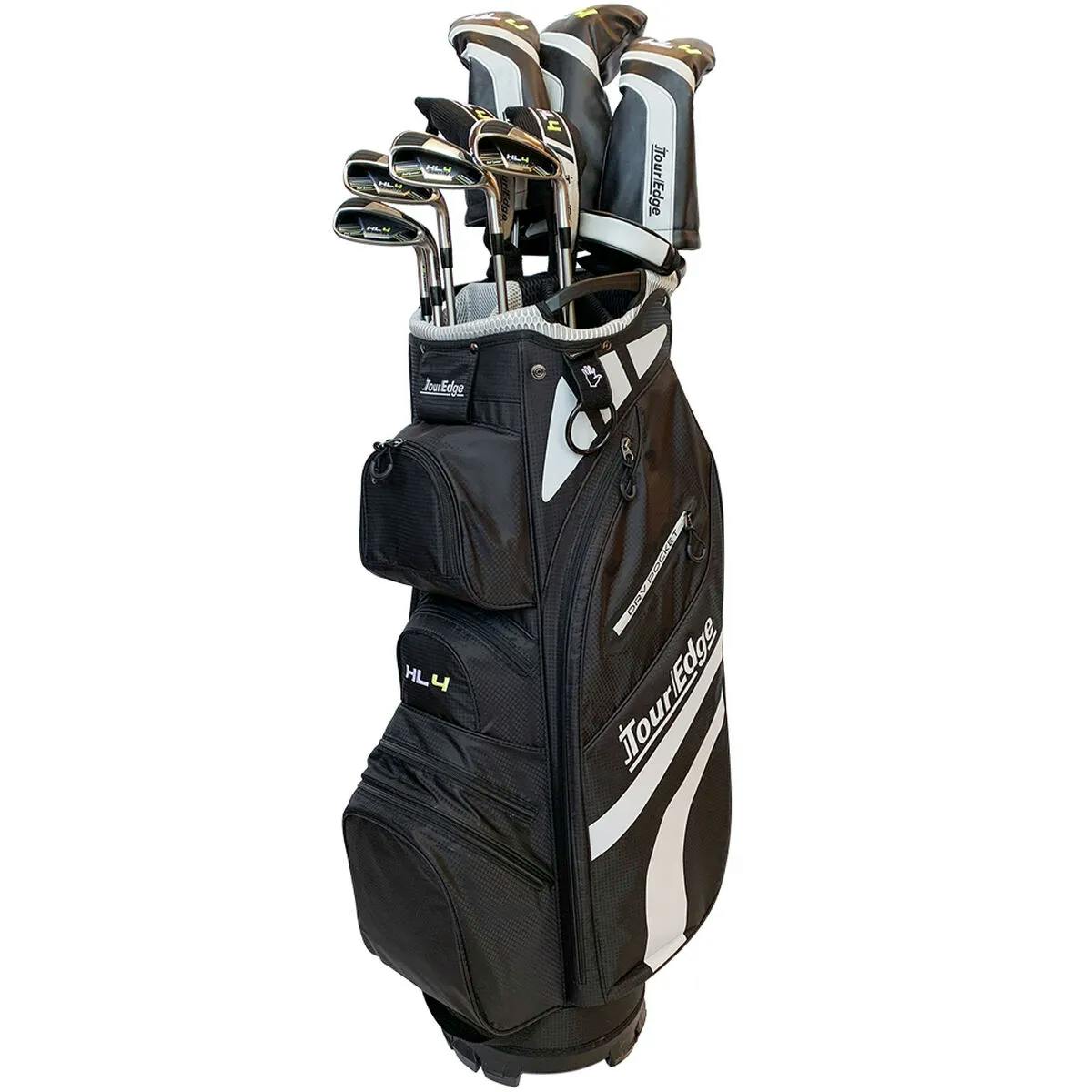 Tour Edge Hot Launch 4 To-Go Offset Package Set w/ Cart Bag