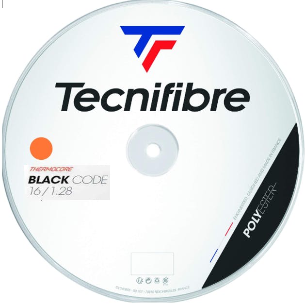 Tecnifibre Black Code String Reel · 16g · Fire (Orange)