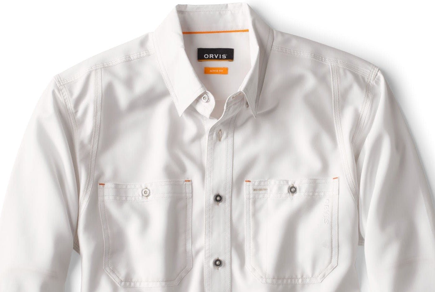 Orvis Men's Tech Chambray Long Sleeve Work Shirt