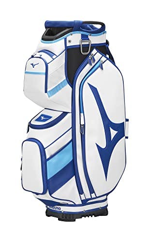 Mizuno Tour Cart Bag · White/Blue