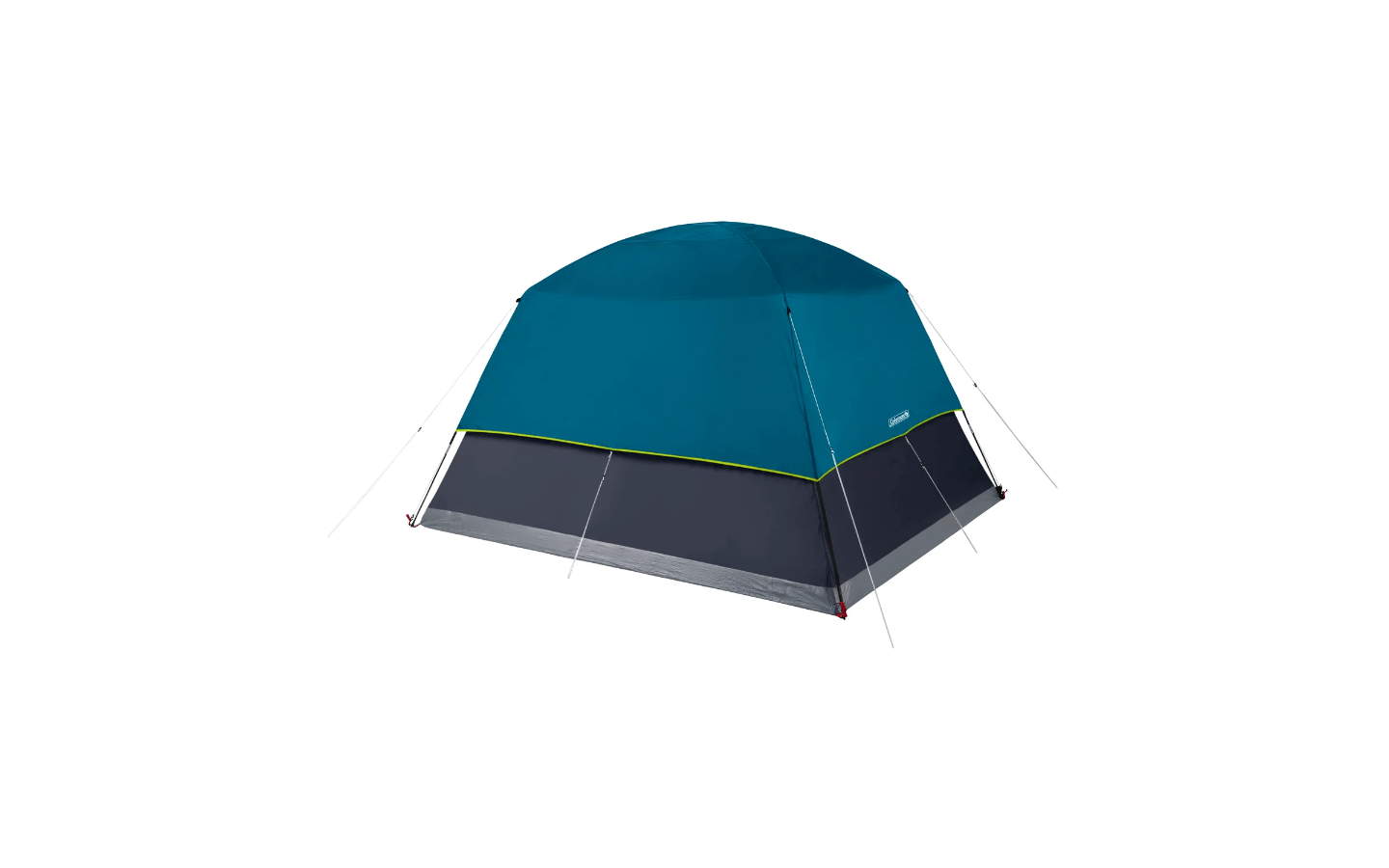 Coleman Skydome™ 6 Person Camping Tent Dark Room Technology