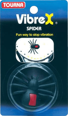 Tourna Vibrex Spider Dampener (1x) · Black/Red