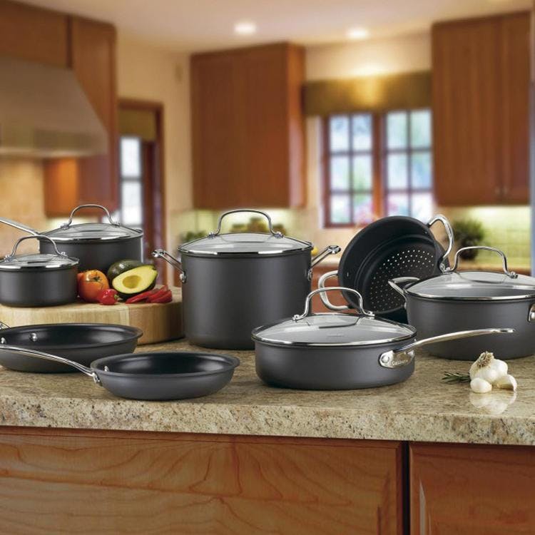 Cuisinart Chef's Classic Nonstick Hard Anodized Cookware 13 Piece Set