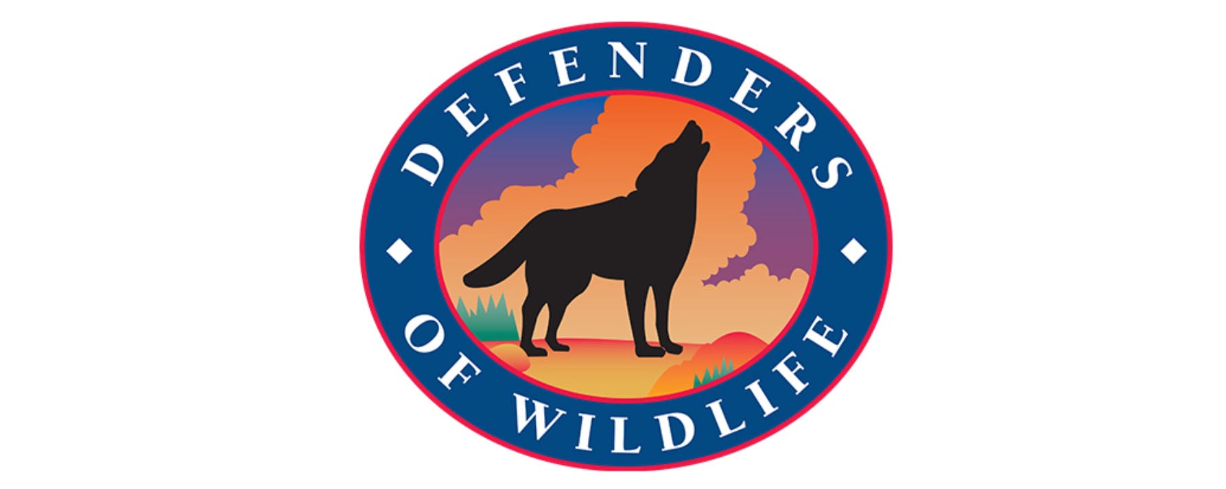 The logo for Defenders of Wildlife. 
