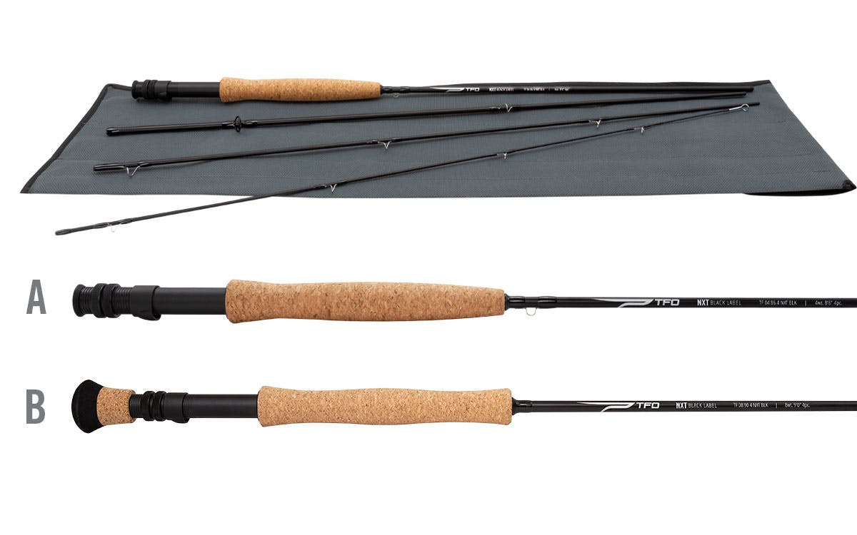 Temple Fork Outfitters NXT Black Label Fly Rod & Kit · 9' · 8 wt