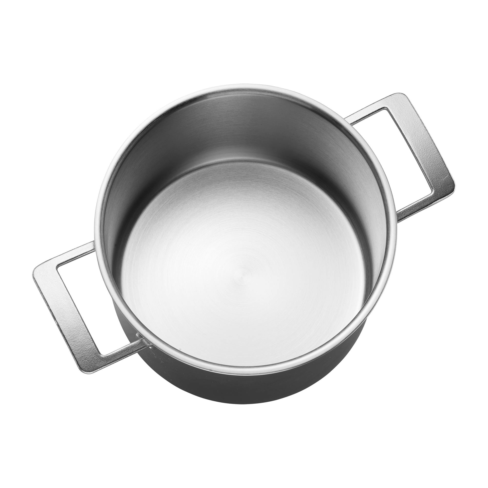 Industry 2 Qt 5-Ply Stainless Steel Saucepan with Lid, Demeyere