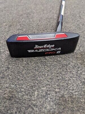 Tour Edge Bazooka Pro-1 Putter · Right handed · 34 · Oversized · Black,Silver,Red