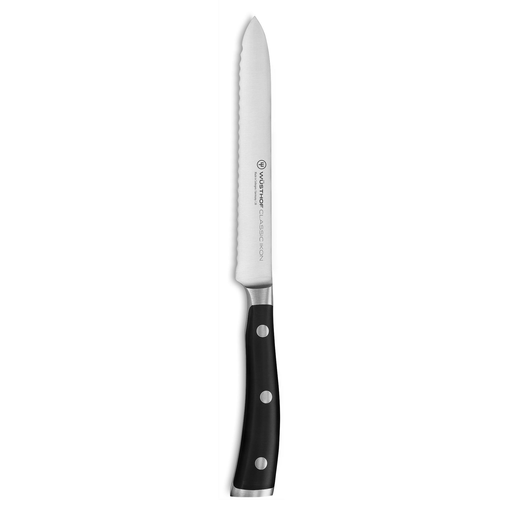 WÜSTHOF Classic Ikon 5" Serrated Utility Knife