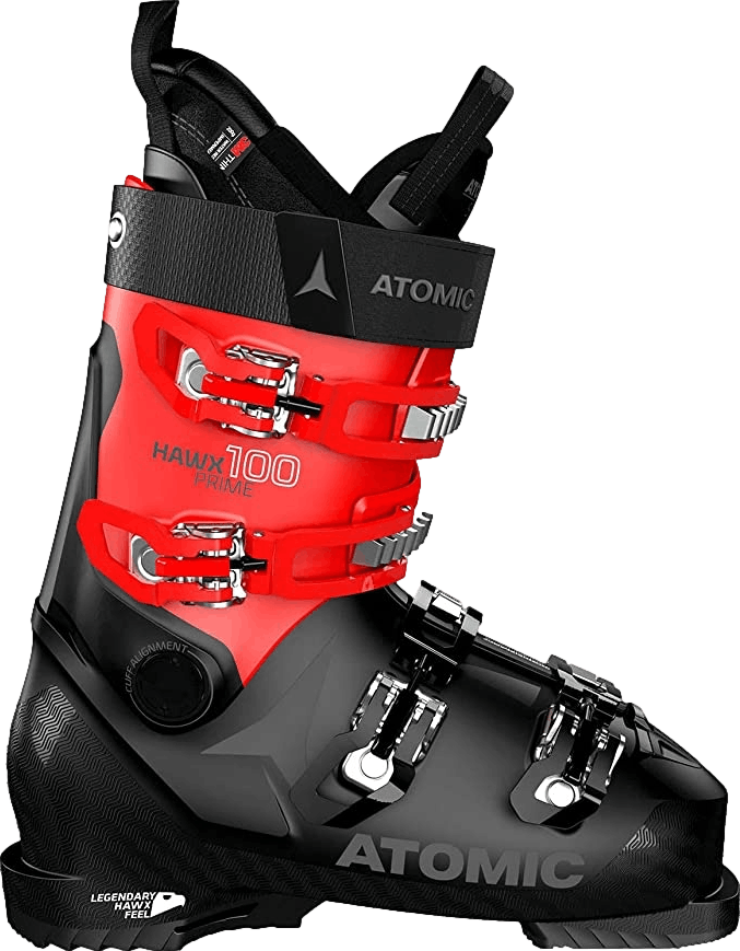 Atomic Hawx Prime 100 Ski Boots · 2022 · 27.5 · Black/Red