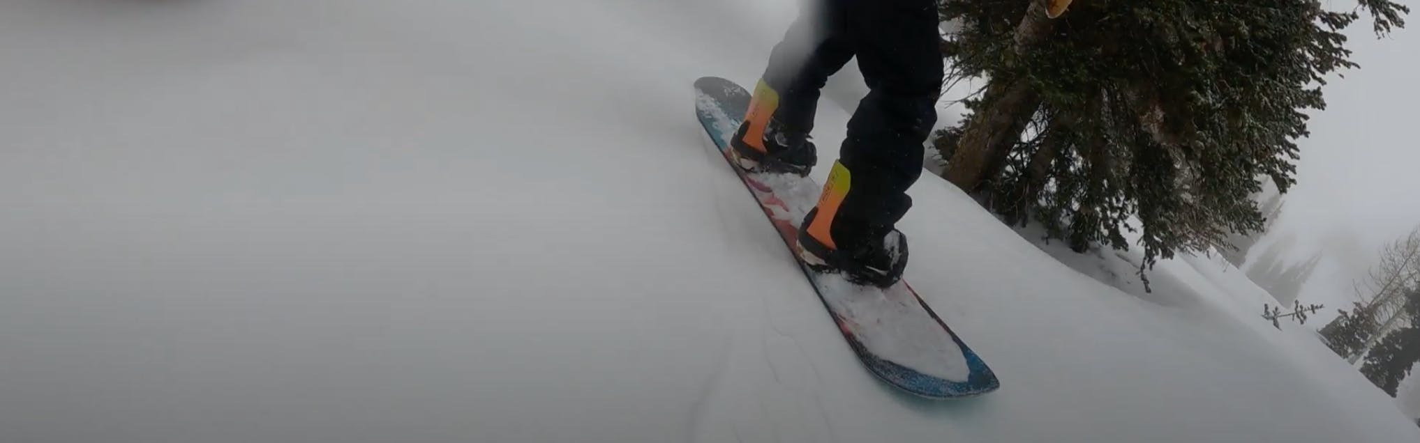 Closeup on the 2023 Jones Dream Weaver snowboard