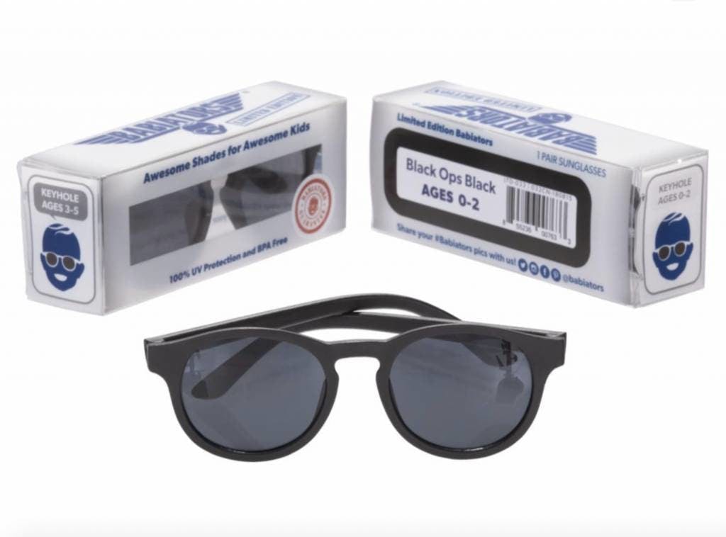 Babiators Original Keyhole Sunglasses Ops Black