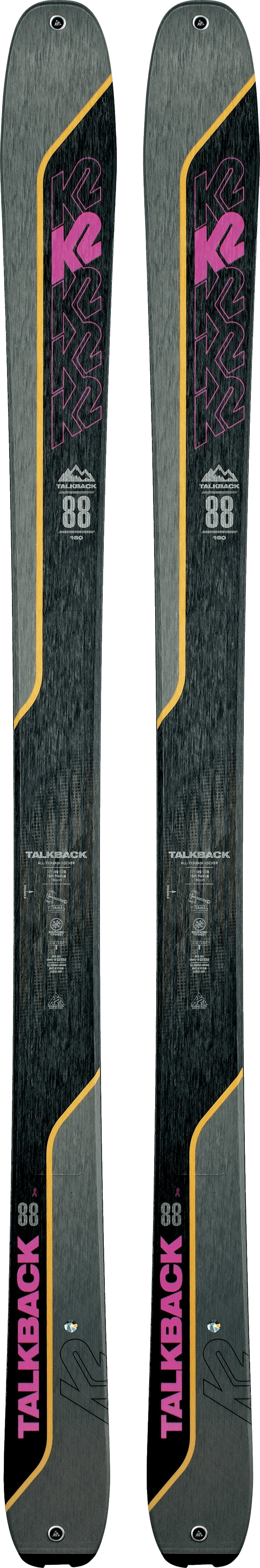 K2 Talkback 88 Skis · Women's · 2022