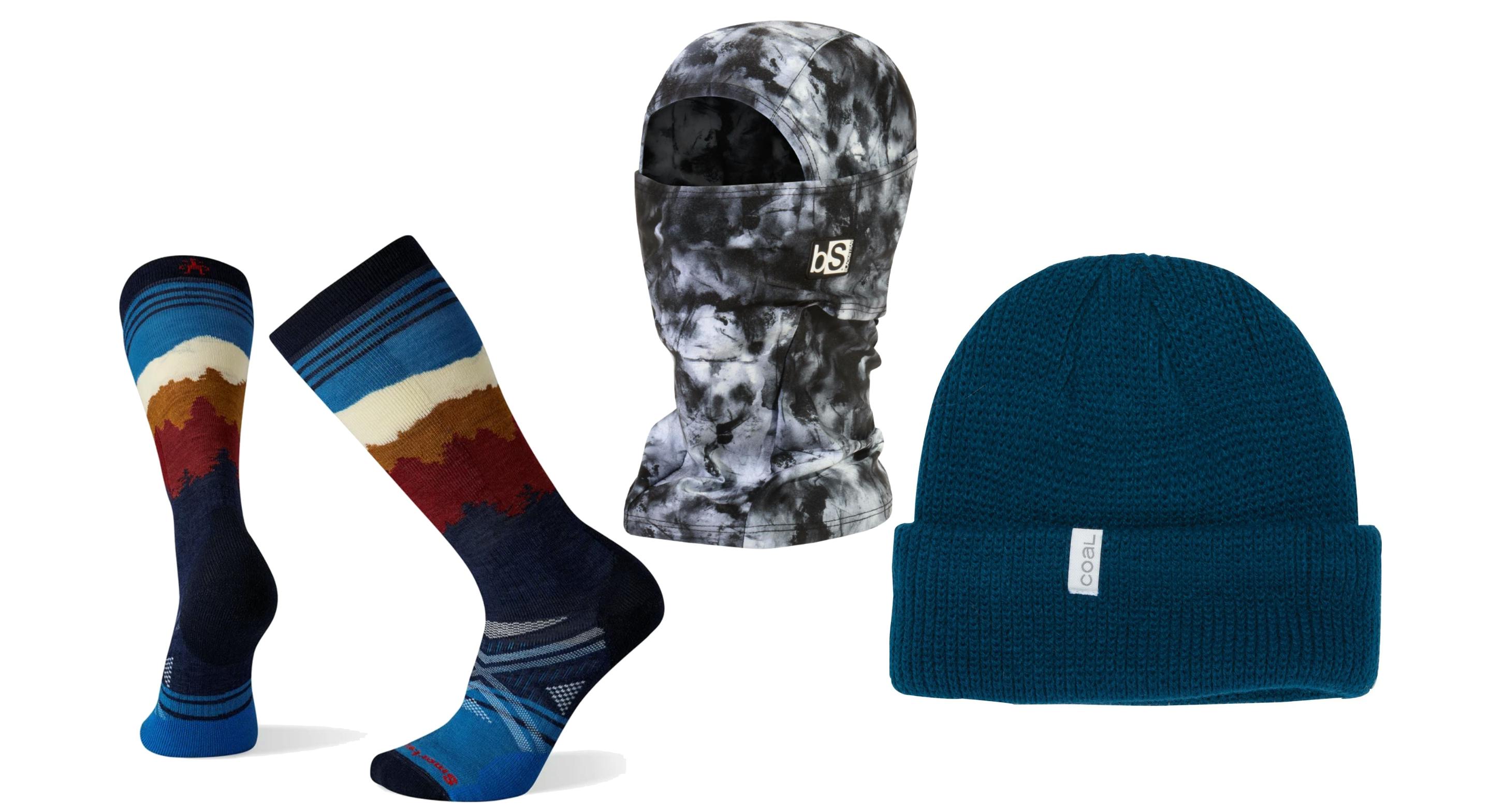 Fishing Hunting Gifts for Men, Funny Beanie Hat and Socks for Him