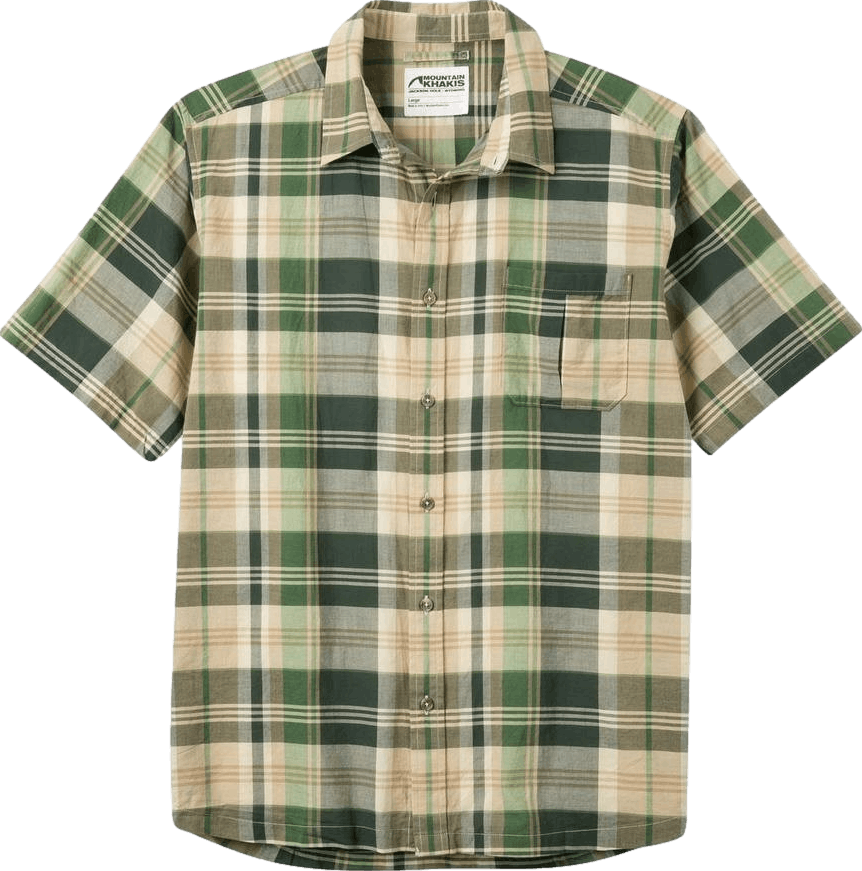 Mountain Khakis Men's Tomahawk Madras Short Sleeve Shirt