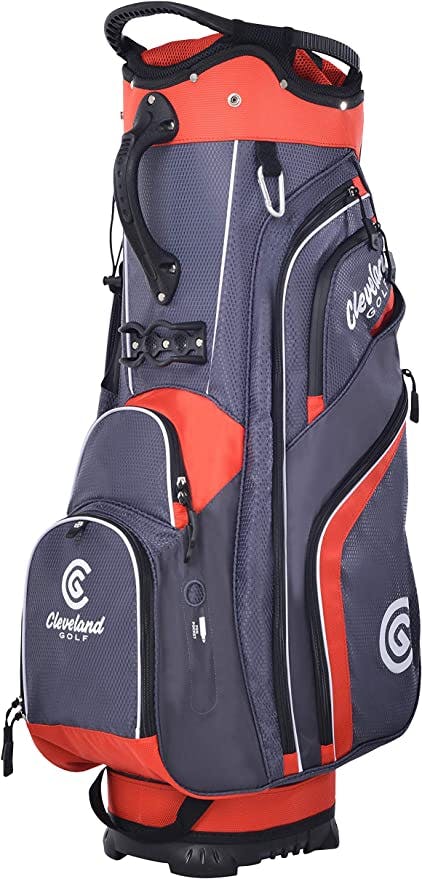 Cleveland CG Cart Bag · Charcoal/Red