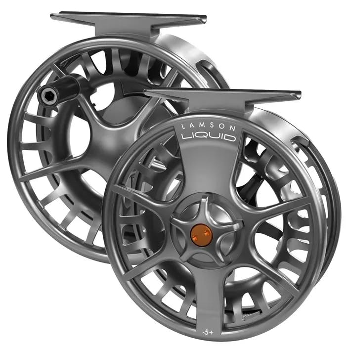 Lamson Liquid 3-Pack Fly Reel and 2 Spare Spools · -3+ wt · Smoke