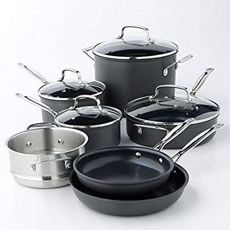 Cuisinart Smartnest Hard Anodized 5-Pc Saucepan Set