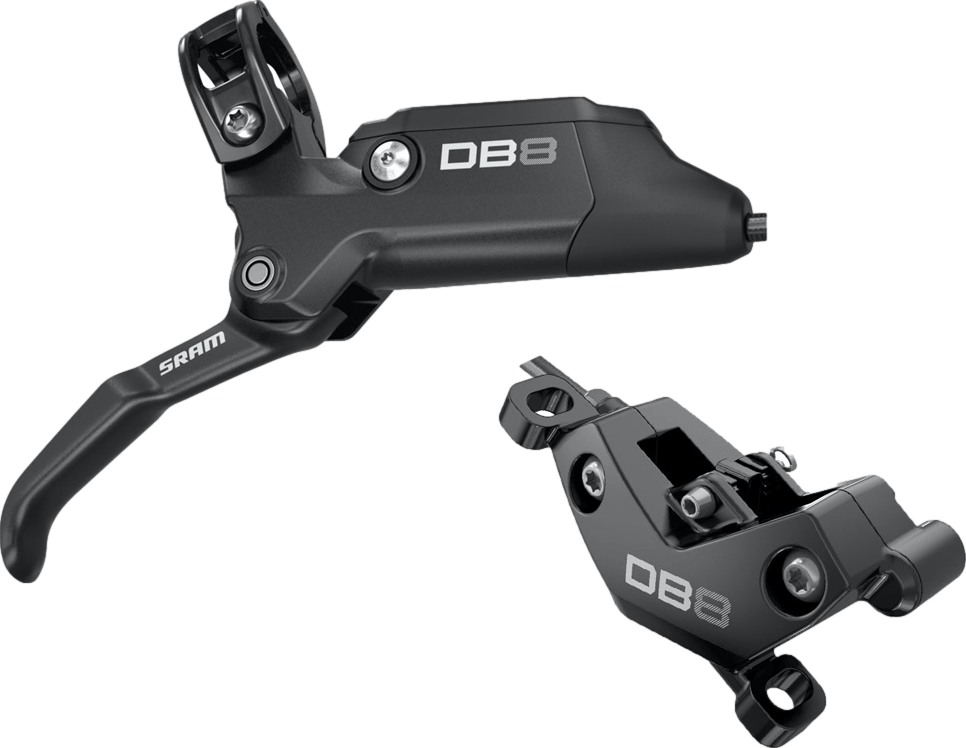 SRAM DB8 Disc Brake and Lever Mineral Oil Hydraulic Post Mount · Front · Black