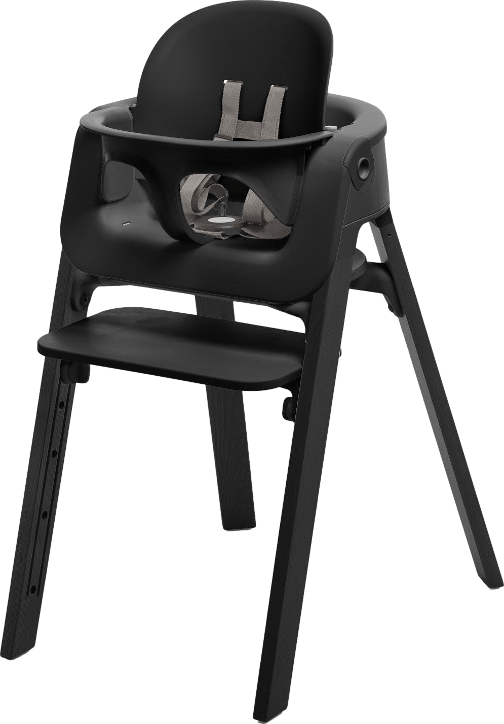 Stokke Steps™ High Chair · Black Legs/Black Seat