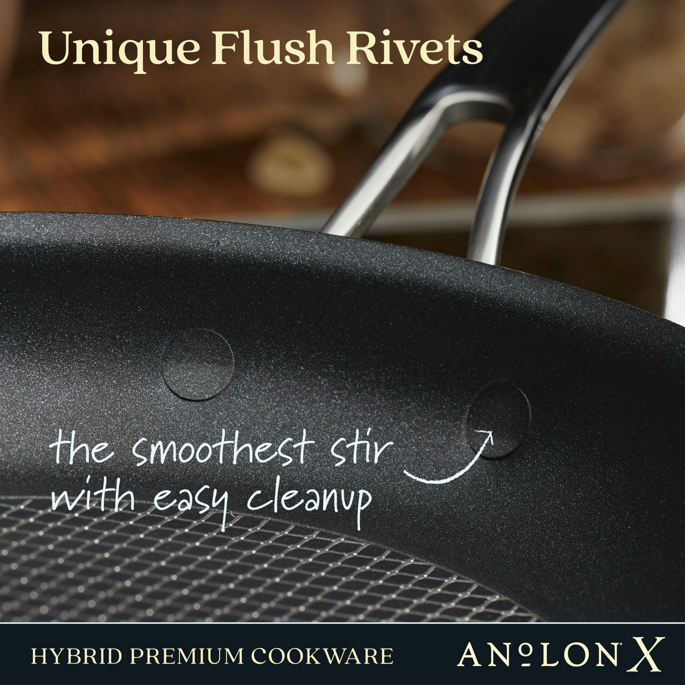  Anolon X SearTech Aluminum Nonstick Frying Pan with