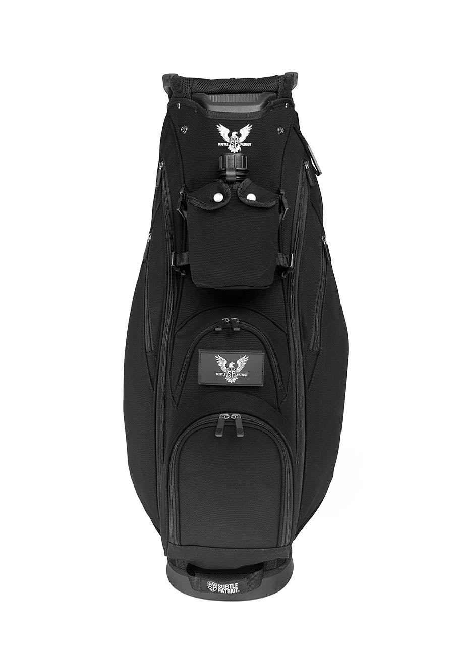 Subtle Patriot Warrior Cart Golf Bag · Soot