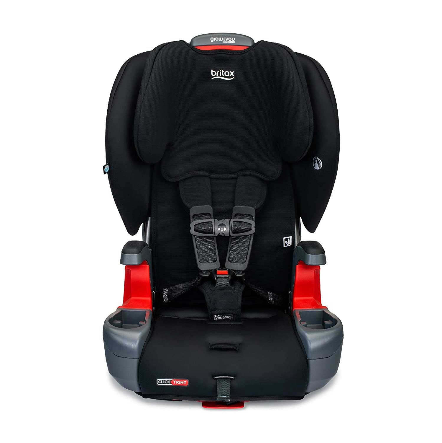 Britax Grow With You ClickTight Harness-2-Booster Car Seat · Black Contour Safewash
