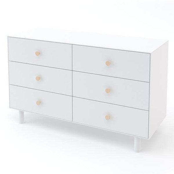 Oeuf Fawn 6 Drawer Dresser · White