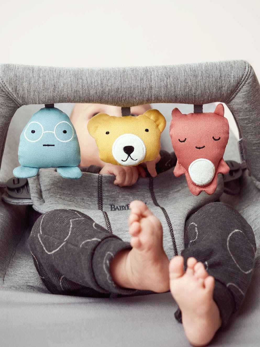 BabyBjörn® Toy for Bouncer · Soft Friends