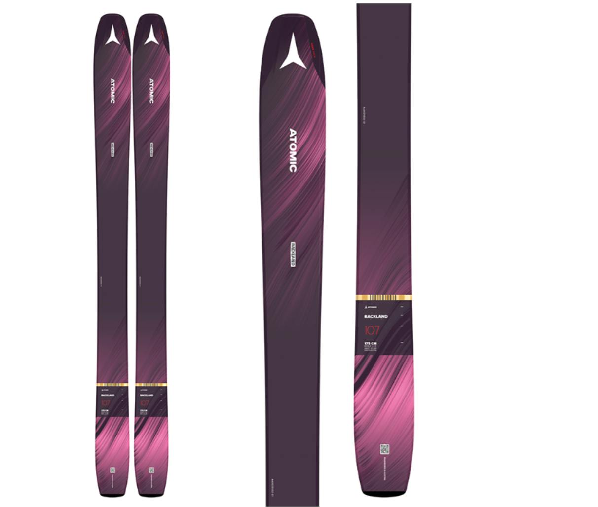 The Atomic Backland 107 Women’s Skis.