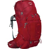 Osprey Ariel Plus 70 Backpack- Women's · Carnelian Red