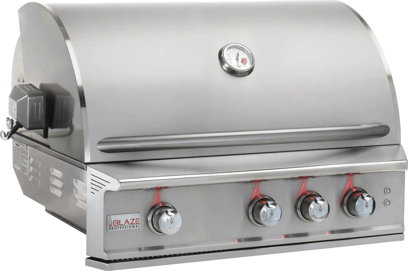 Blaze Professional LUX 3-Burner Built-In Gas Grill with Rear Infrared Burner · 34 in. · Propane