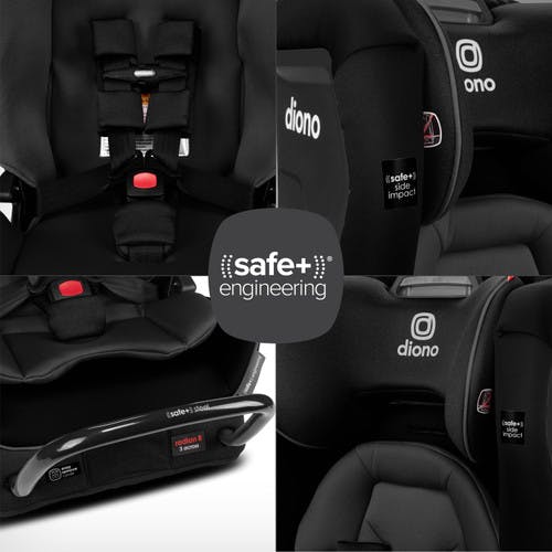 Diono Radian® 3RXT Safe+® All-in-One Convertible Car Seat · Black Jet