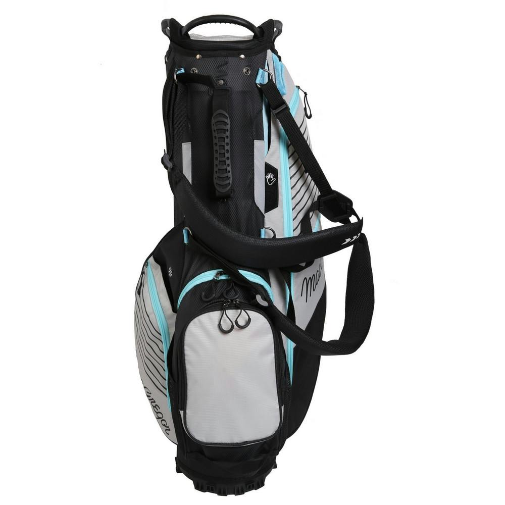 MacGregor Golf Ladies VIP 14 Divider Stand Carry Bag · Black/Grey/Sky Blue