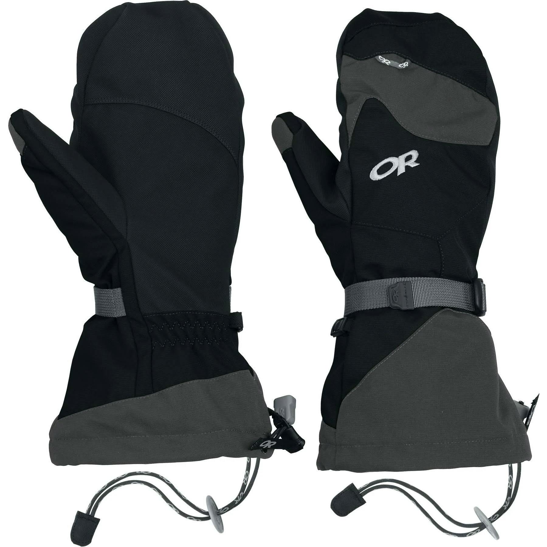 Outdoor Research Meteor Mitts Black Charcoal