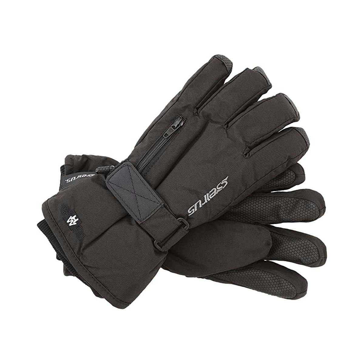 Seirus Heatwave JR Stash Gloves Black Large
