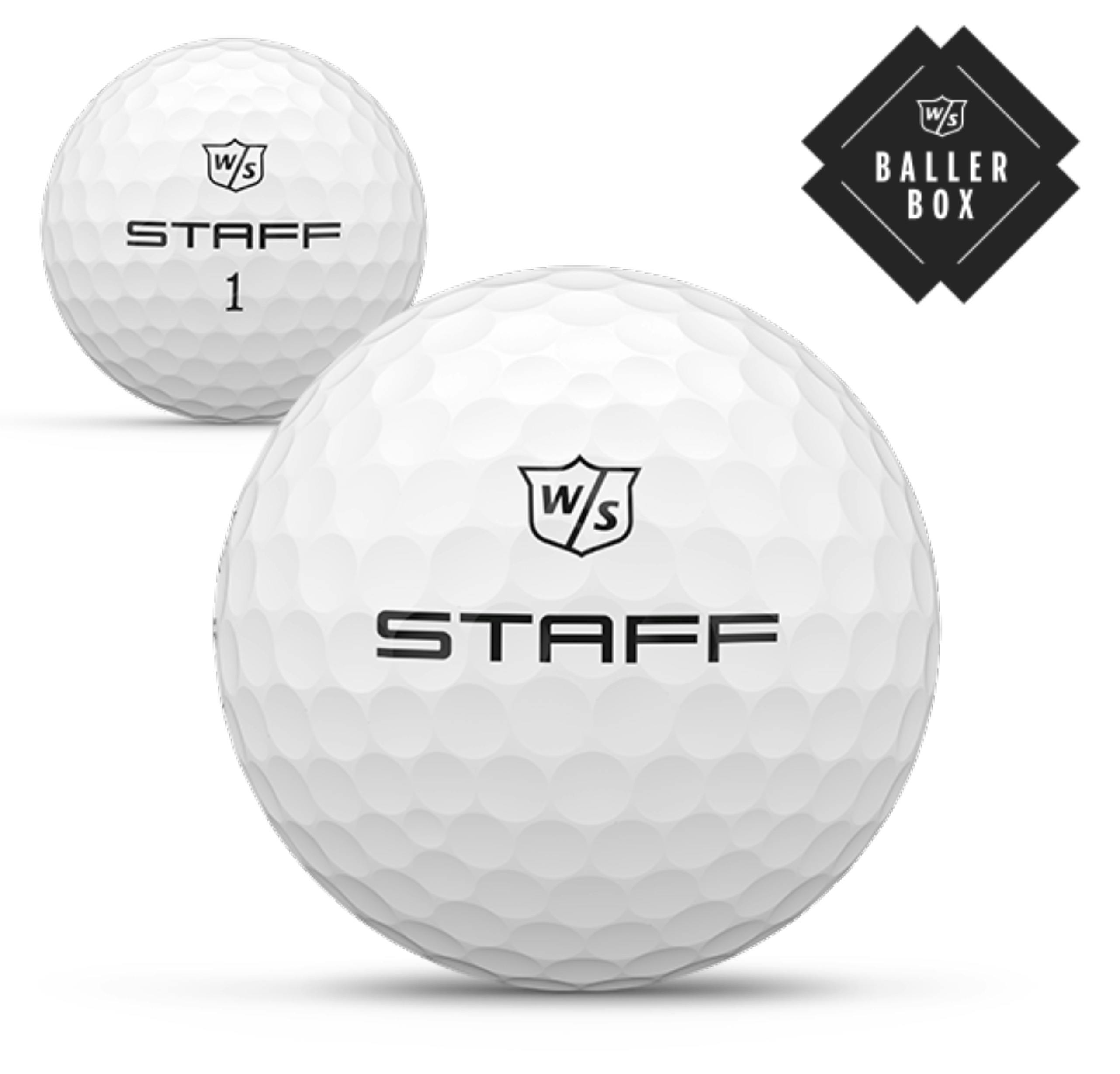 Wilson 2022 Staff Model Golf Balls · White