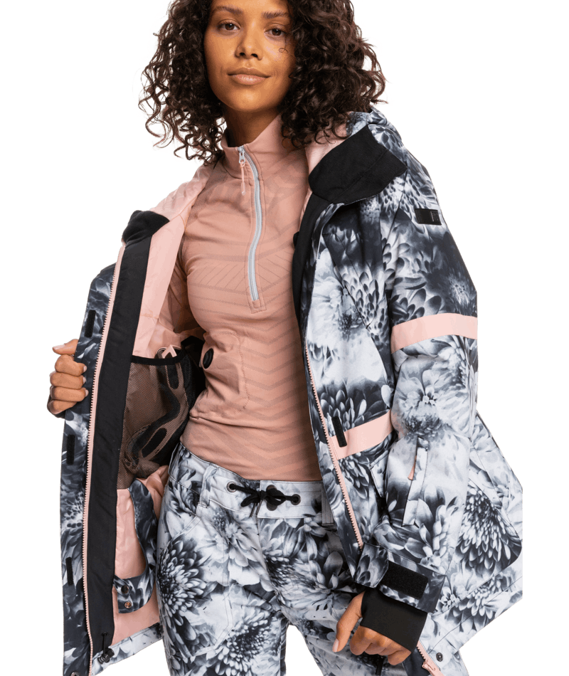 Roxy Women's Ritual Snow Jacket with DryFlight Technology