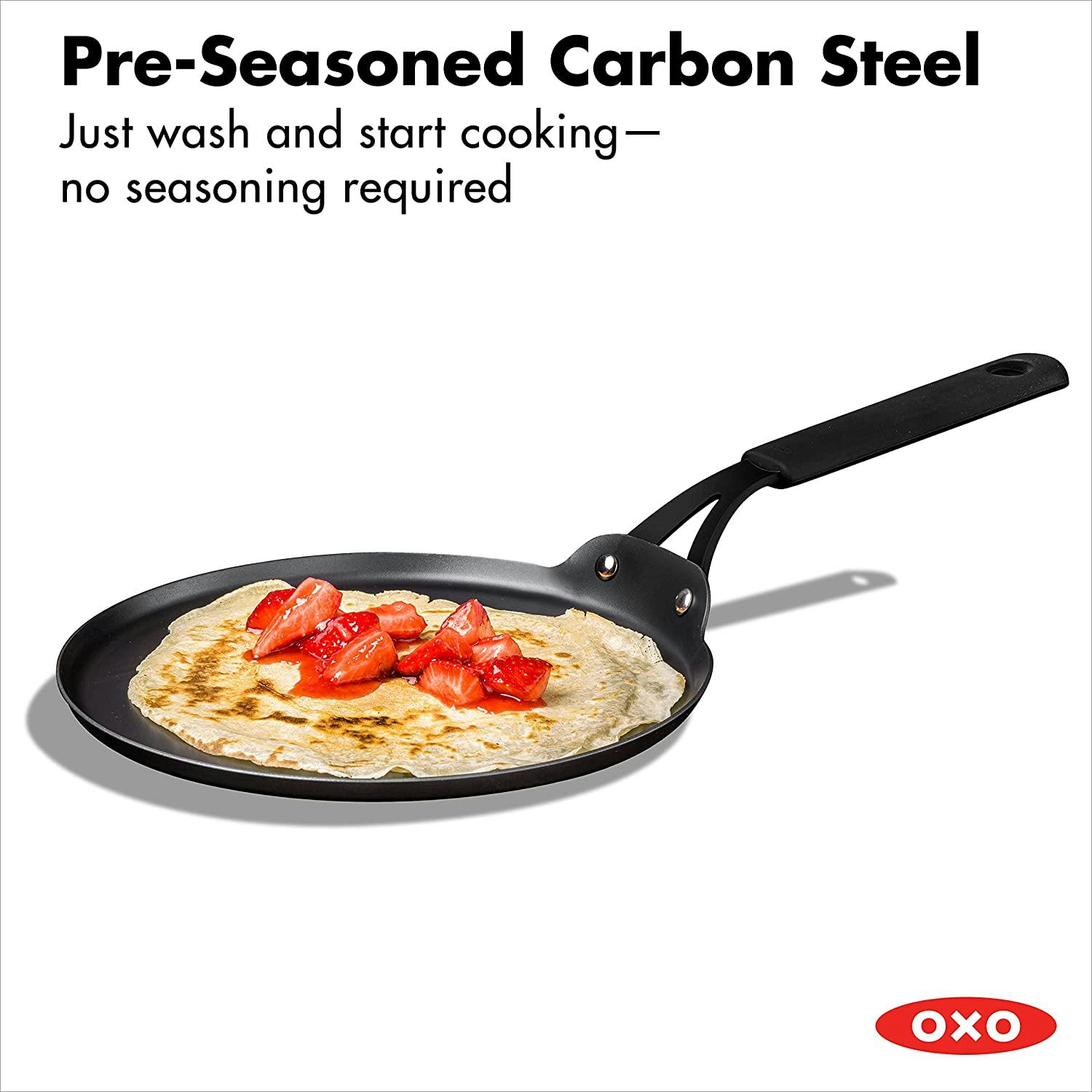 OXO Obsidian Outdoor Carbon Steel Frypan 12