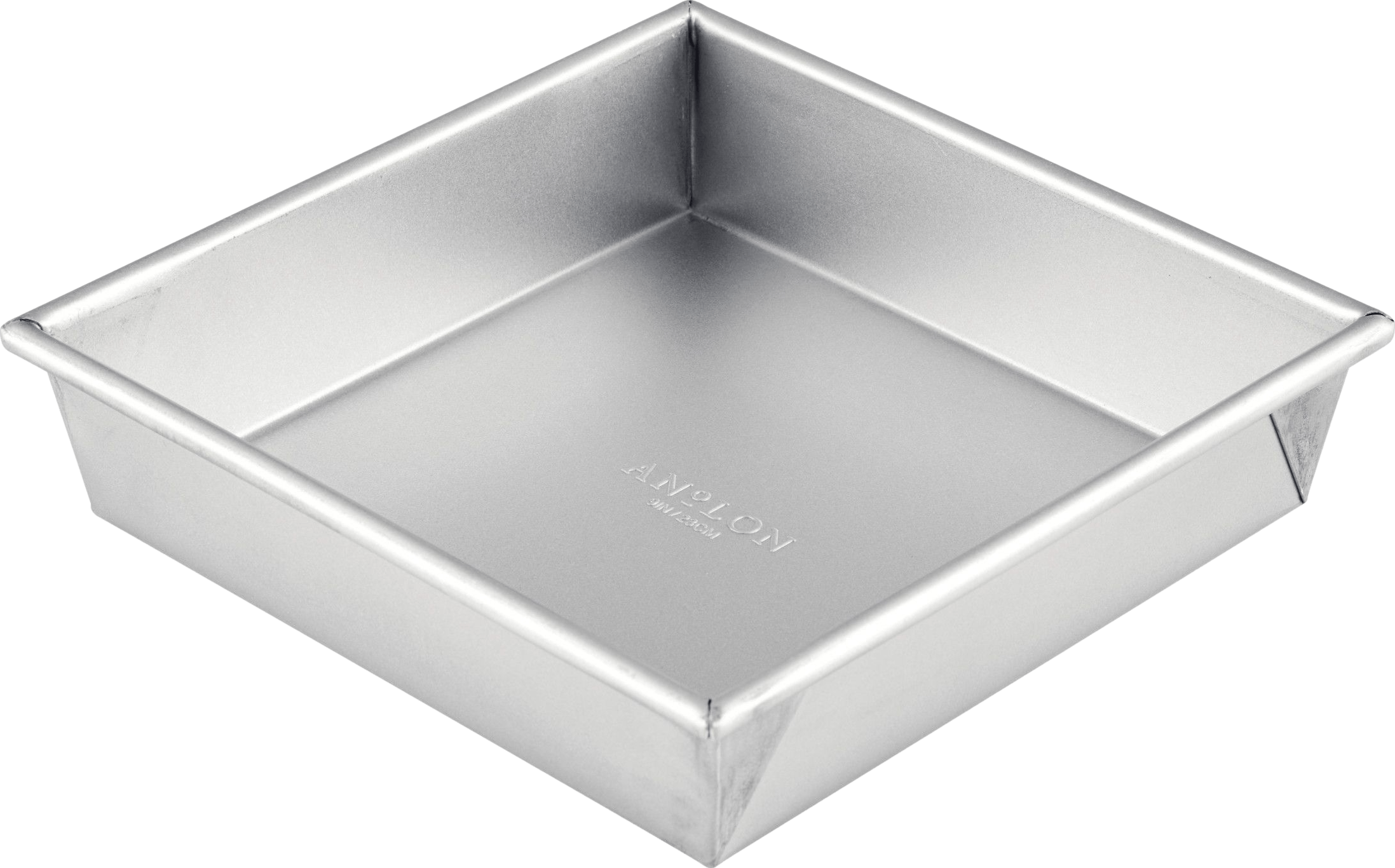 Anolon Pro Bake Bakeware Aluminized Steel Square Cake Pan, 9-Inch, Silver