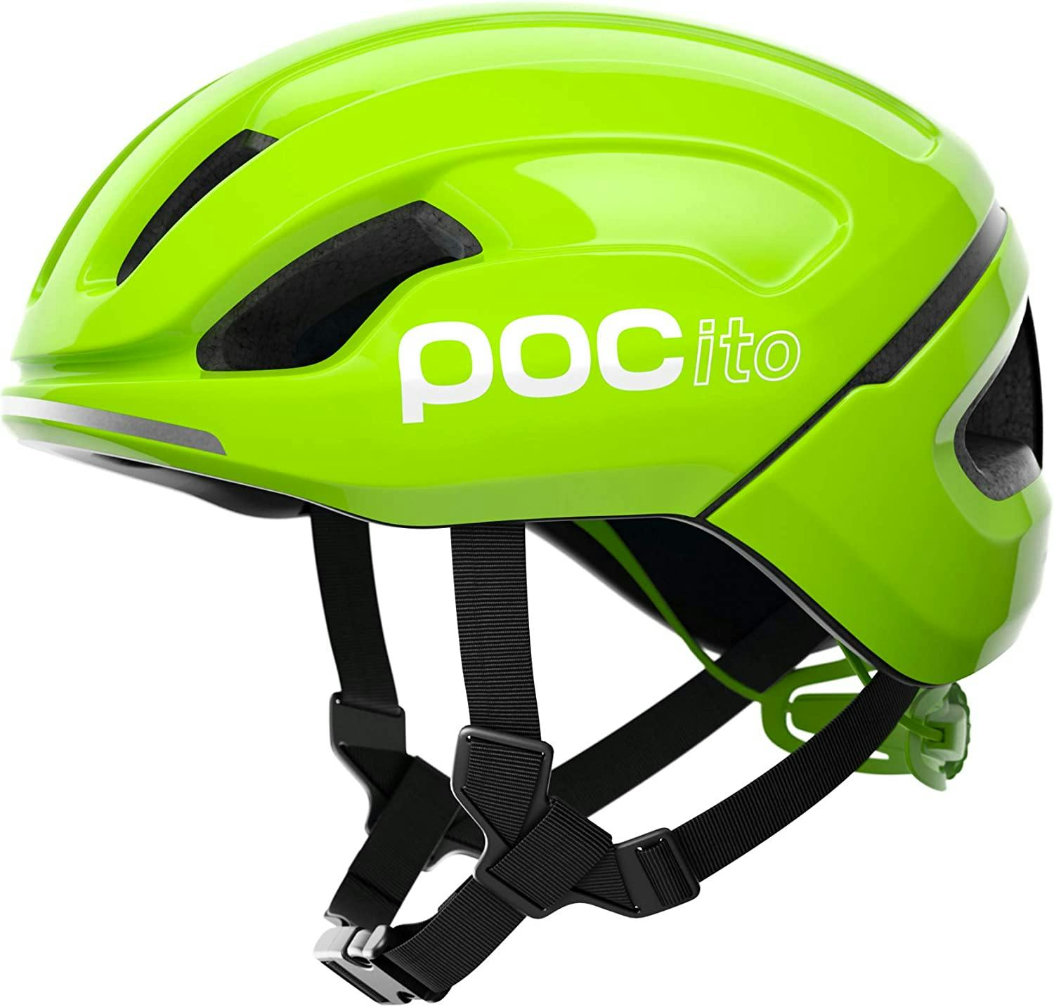 POC Pocito Omne Spin Helmet (2021) · Fluorescent Yellow/Green · XS