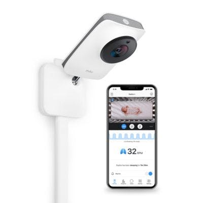 Miku Care Pro Smart Baby Monitor with Wall Mount Kit